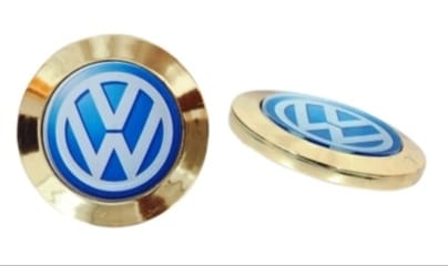 metal table top volkswagen logo